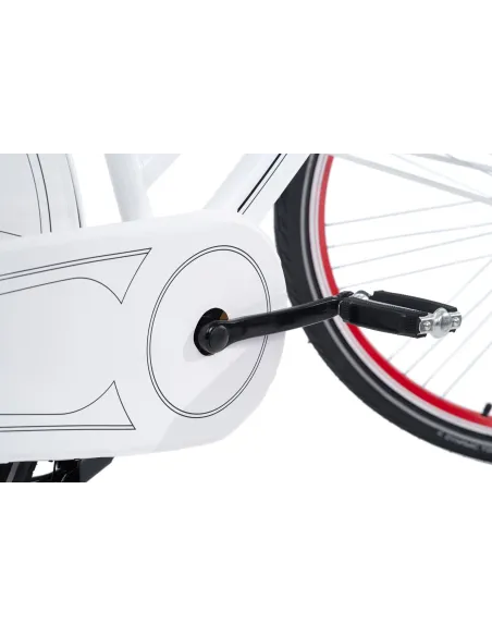 Rower Miejski Damski 28 Holenderka Bagażnik Stopka - 4