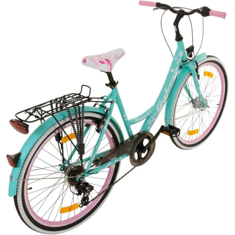 Rower Miejski Damski 26 Retro 7 bieg Oświetlenie - 2