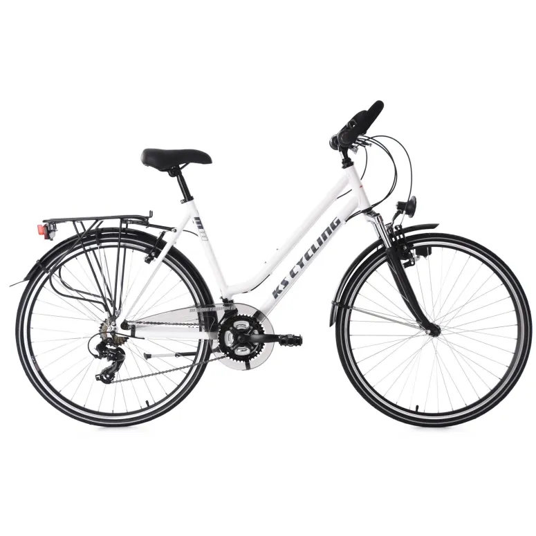 Damski Rower Trekkingowy 28 ALU Bagaż 21 biegów - 1