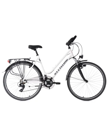 Damski Rower Trekkingowy 28 ALU Bagaż 21 biegów - 1