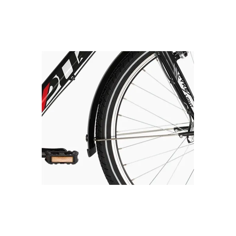 Dziecięcy Rower Miejski 24 Nexus 3 Kontra Światła - 5