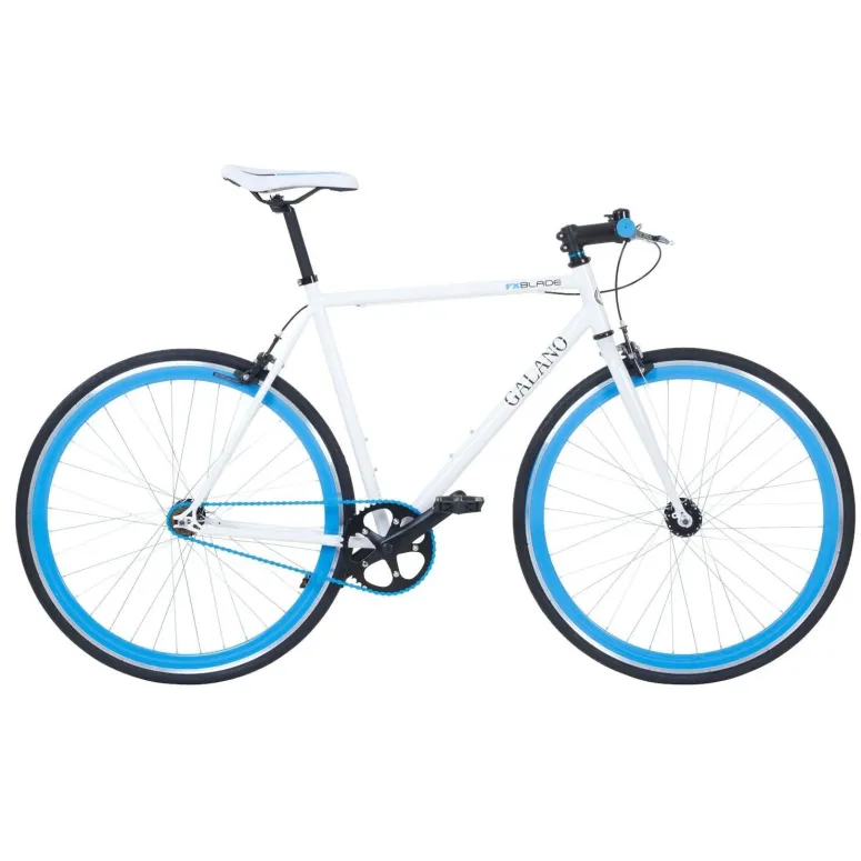 Rower Miejski 28 Ostre Koło Jednobiegowy Unisex - 1