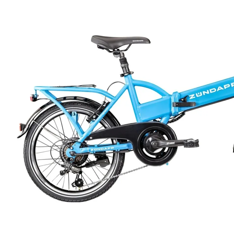 Rower Elektryczny Składany 20 Miejski 250W ALU Światła Składak Męski Damski