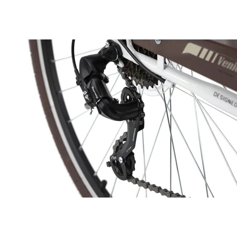 Rower Trekkingowy Męski 28 Bagaż 21 Biegów Światła - 5