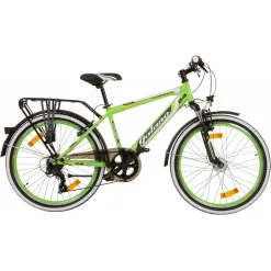 Dziecięcy Rower Górski 24 Bagaż 7 Bieg Oświetlenie