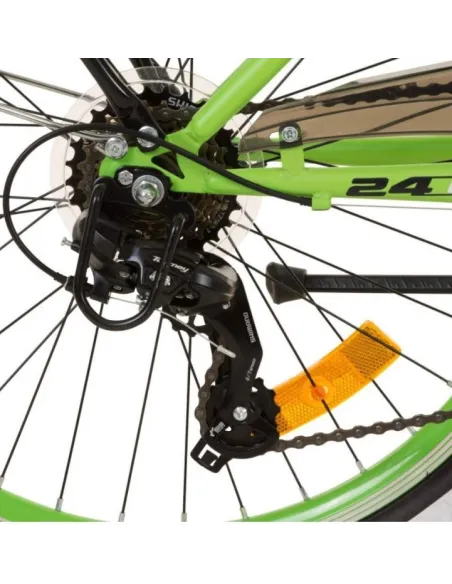 Dziecięcy Rower Górski 24 Bagaż 7 Bieg Oświetlenie - 2