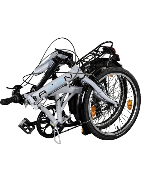 Rower Miejski 20 ALU Składany 6 Bieg Bagaż Unisex - 5