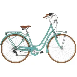 Damski Rower Miejski 28 Retro Oświetlenie Bagażnik
