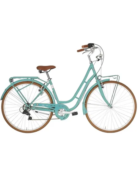 Damski Rower Miejski 28 Retro Oświetlenie Bagażnik - 1