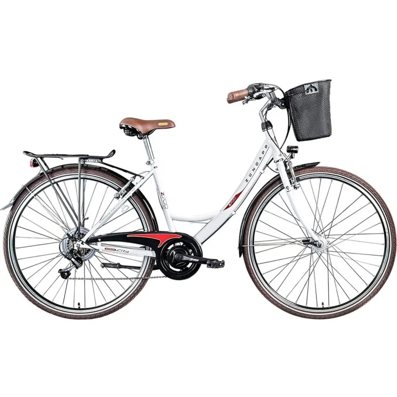 Rower Miejski Damski 28 Światła Bagażnik 6 biegów - 1