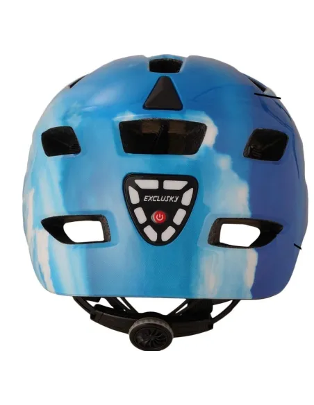 Kask Rowerowy Exclusky Lampka LED Rozmiar 56-61 cm - 3