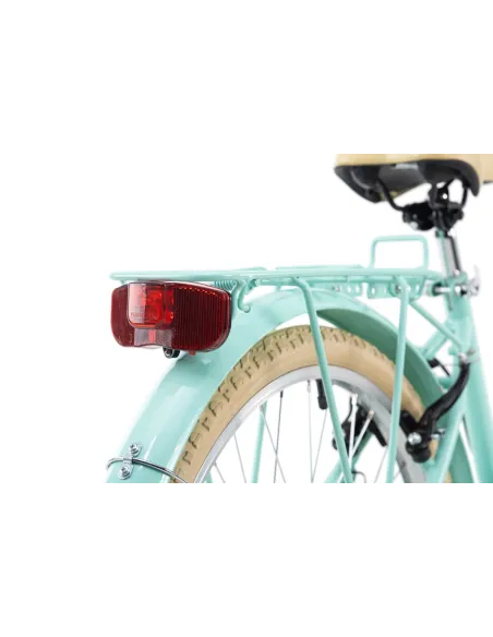 Dziecięcy Rower Miejski 24 Dziewczęcy Oświetlenie - 4