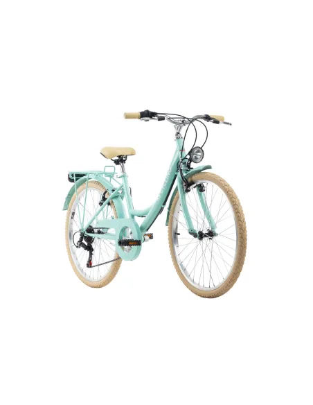 Dziecięcy Rower Miejski 24 Dziewczęcy Oświetlenie - 8