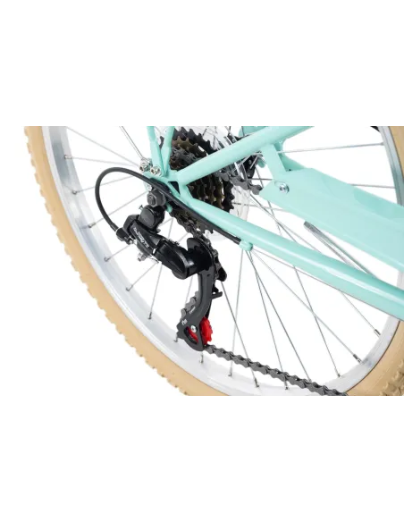 Dziecięcy Rower Miejski 24 Dziewczęcy Oświetlenie - 5