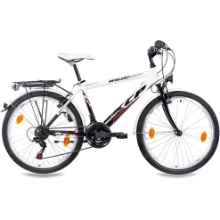 Dziecięcy Rower Miejski 24 Bagażnik Oświetlenie Dzwonek Dynamo Stopka