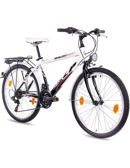 Dziecięcy Rower Miejski 24 Bagażnik Oświetlenie Światła Dzwonek Dynamo