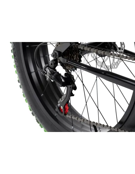 Rower Górski Fatbike 24 Młodzieżowy 6 bieg Tarcze - 4