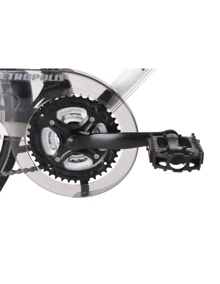 Rower Trekkingowy 28 Aluminium Damski Bagażnik Oświetlenie Dzwonek Stopka