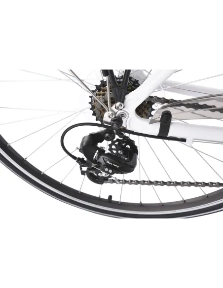 Rower Trekkingowy 28 Aluminium Damski Bagażnik Oświetlenie Dzwonek Stopka