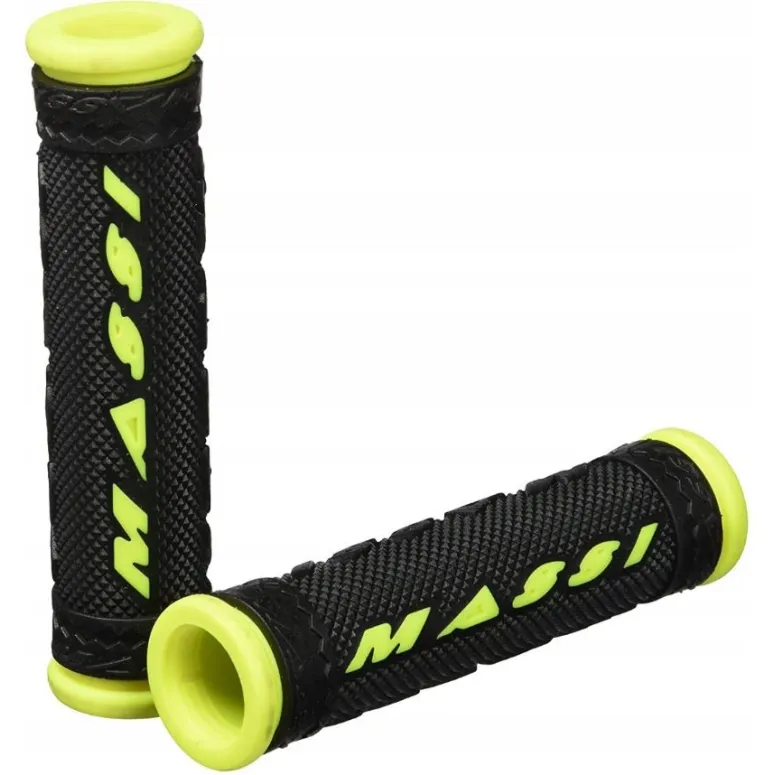 Chwyty Gripy Kierownicy Rowerowej Massi 130mm Guma - 1