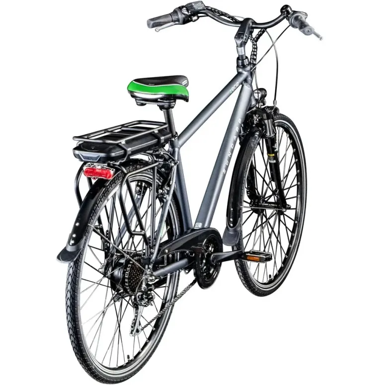 Elektryczny Rower Trekking 28 ALU 10,4Ah Bagażnik - 4