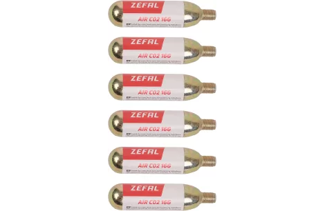 Nabój CO2 ZEFAL Z Gwintem Do Pompek 16g 6 szt. - 1