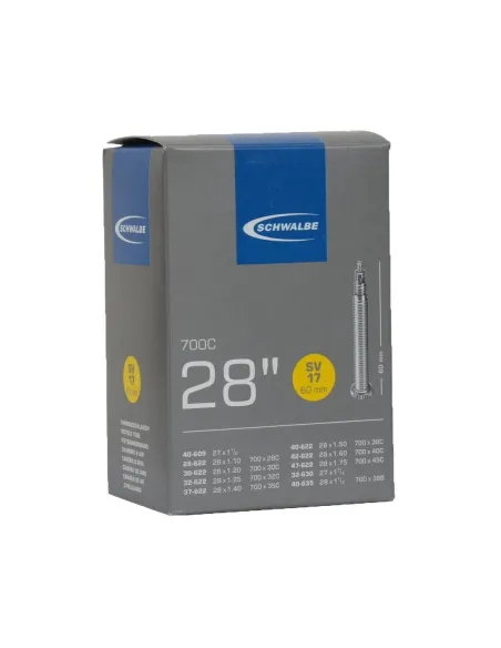Dętka Rowerowa Schwalbe SV17 XL 28 Presta 60mm - 1