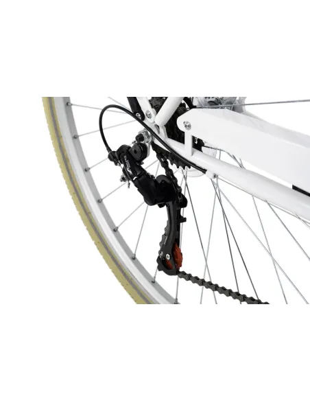 Rower Miejski Damski 28 Bagażnik Światła 6 biegów - 5