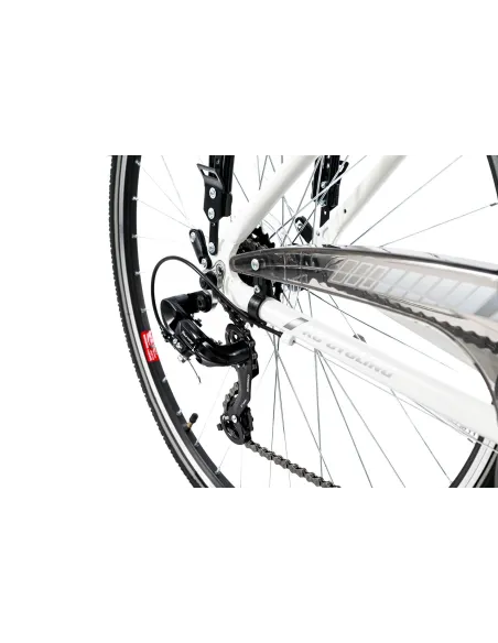 Damski Rower Trekkingowy 28 Bagażnik Damka Shimano ALU Światła Błotniki