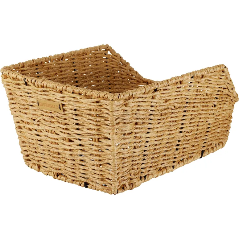Kosz Rowerowy Tylny Basil Cento Rattan Look 5kg
