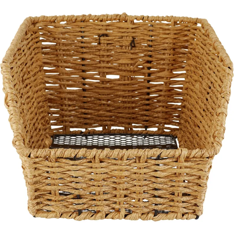 Kosz Rowerowy Tylny Basil Cento Rattan Look 5kg