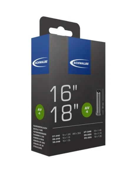 Dętka Rowerowa Schwalbe 16-18 AV4 Samochodowy 40mm - 1
