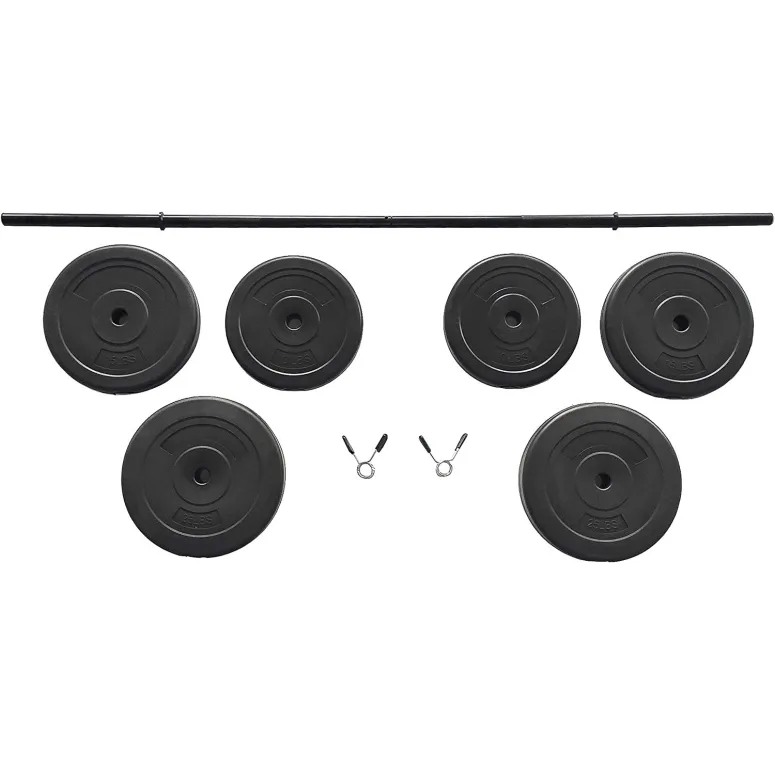 Zestaw BalanceFrom Sztanga Gryf 45KG Obciążenia - 1