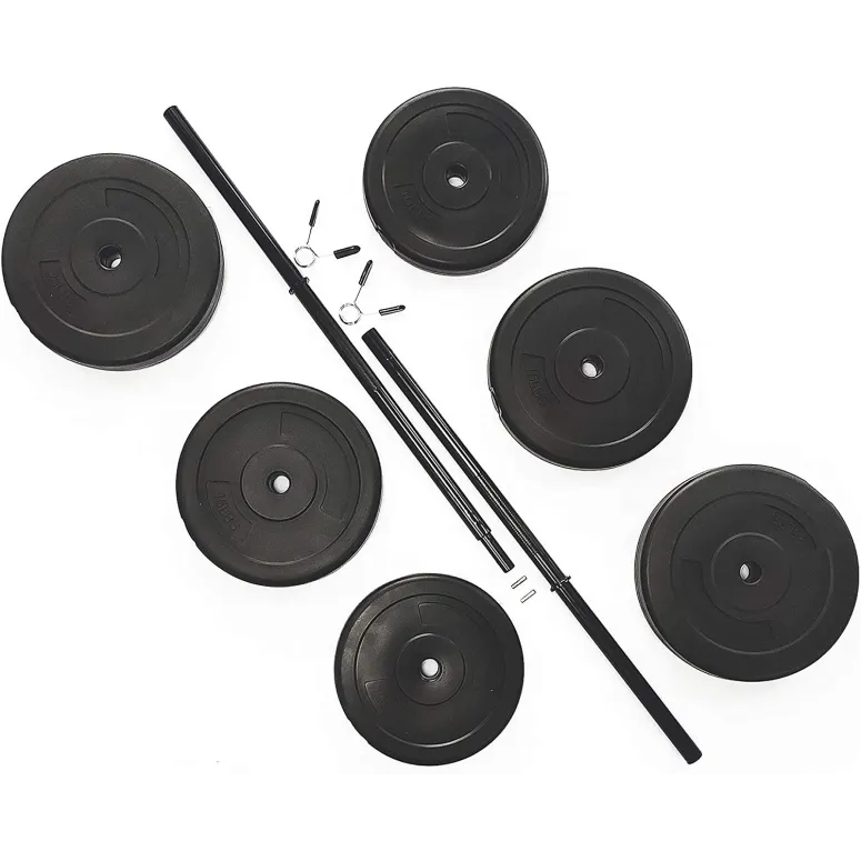 Zestaw BalanceFrom Sztanga Gryf 45KG Obciążenia - 2