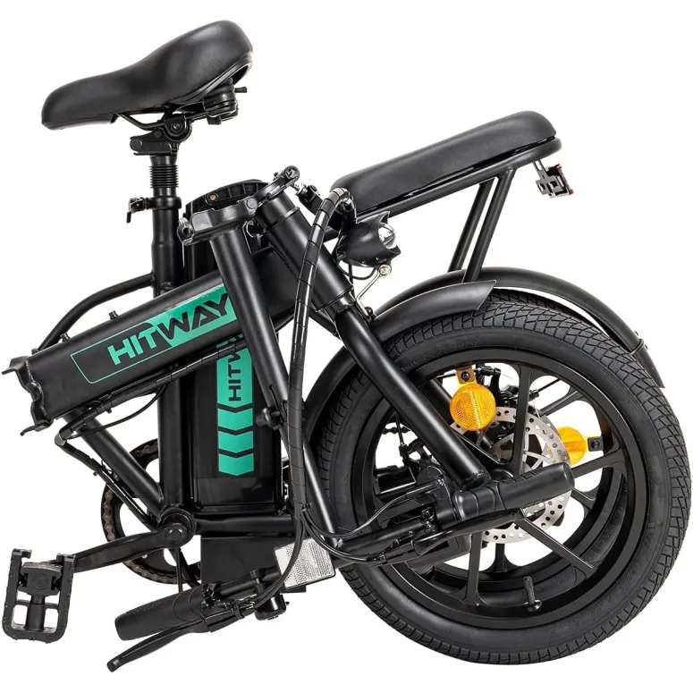 Elektryczny Rower Składany 16 Tarcze Światła Składak 8.4Ah ALU Oświetlenie