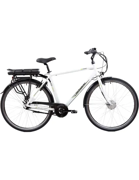 Rower Elektryczny Miejski 28 ALU Nexus 7 Światła Wspomaganie 5 Trybów Bagaż