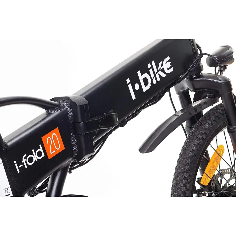 Elektryczny Rower Składany 20 Tarcze 250W Składak Światła Dzwonek Stopka