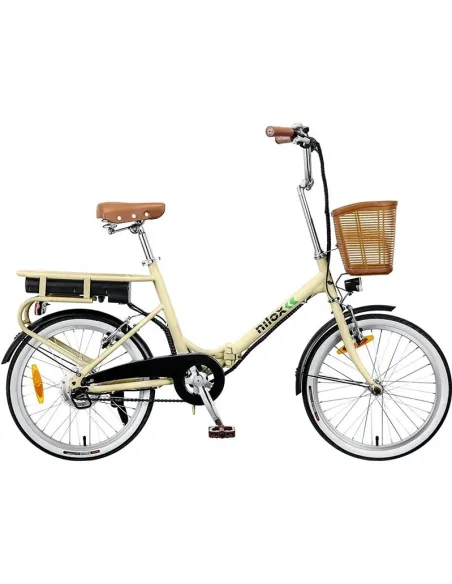 Rower Elektryczny Składany 20 Retro 250W Bagażnik - 1