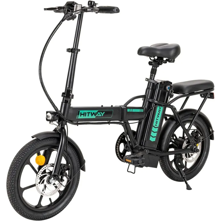 Elektryczny Rower Składany 16 Tarczowe 250W Bagaż - 3