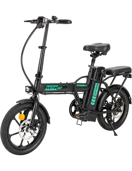 Elektryczny Rower Składany 16 Tarczowe 250W Bagaż - 3