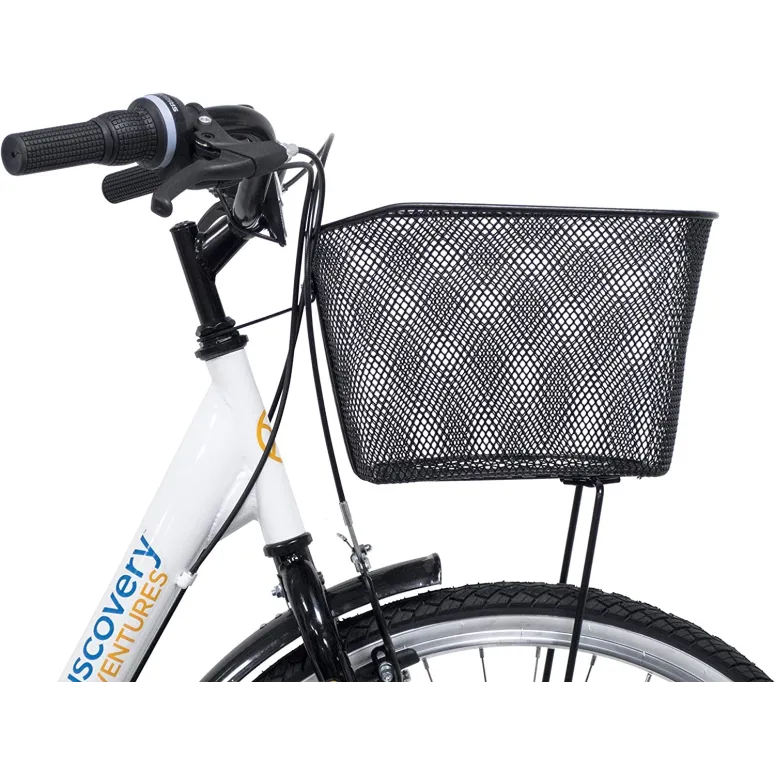 Damski Rower Miejski 26 Stopka Koszyk Oświetlenie