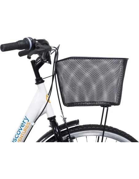 Damski Rower Miejski 26 Stopka Koszyk Oświetlenie