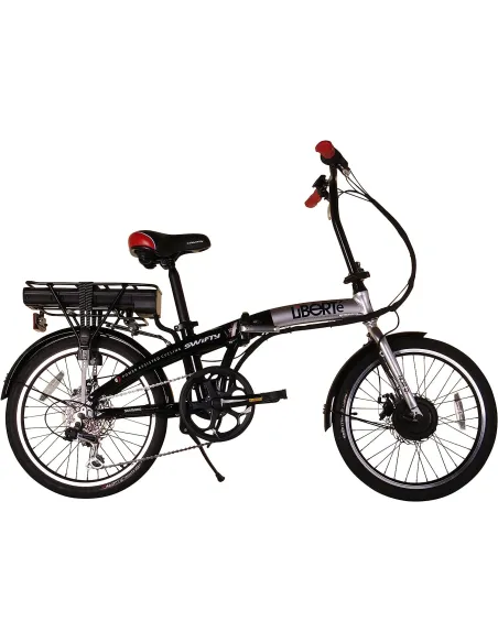 Elektryczny Rower Składany 20 ALU 6 Biegów 250W Składak Światła Dzwonek