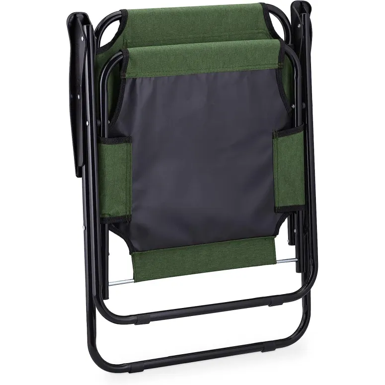 Krzesło Składane Campingowe Przenośne Relaxdays - 5