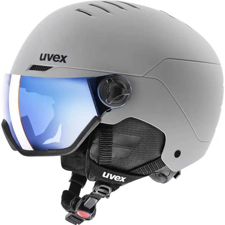 Kask Narciarski UVEX WANTED VISOR Rhino 54-58 cm - 1