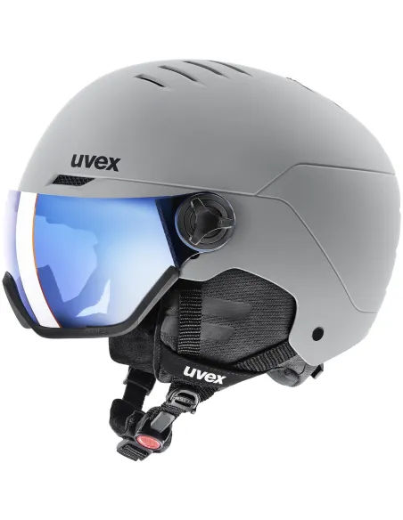 Kask Narciarski UVEX WANTED VISOR Rhino 54-58 cm - 1