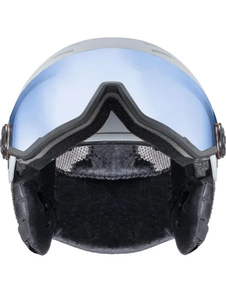 Kask Narciarski UVEX WANTED VISOR Rhino 54-58 cm - 3