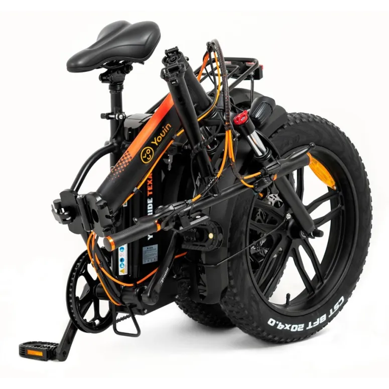 Elektryczny Rower Składany 20 Fatbike ALU Tarczowe - 2