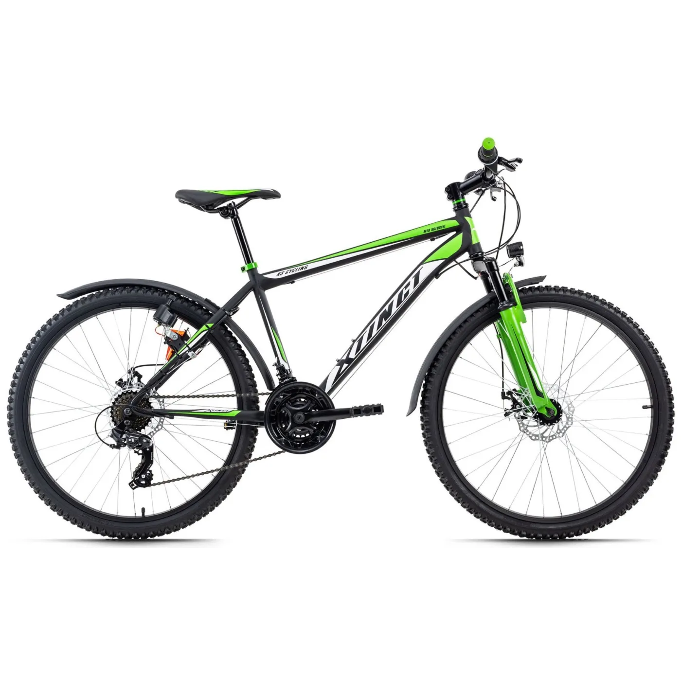 Rower Górski 26 Damski Męski Amortyzacja Tarcze Mechaniczne Błotnik Światła - 1