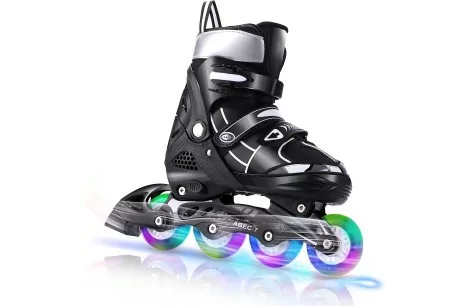 Łyżworolki Dziecięce WeSkate ABEC-7 82A PP M 35-38 - 1